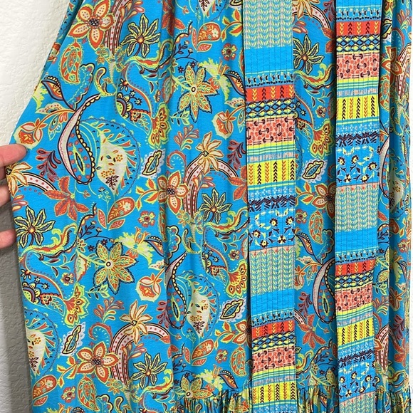 Current Air NWOT Paisley Border Print MIDI Dress‎ size XS - Picture 7 of 12